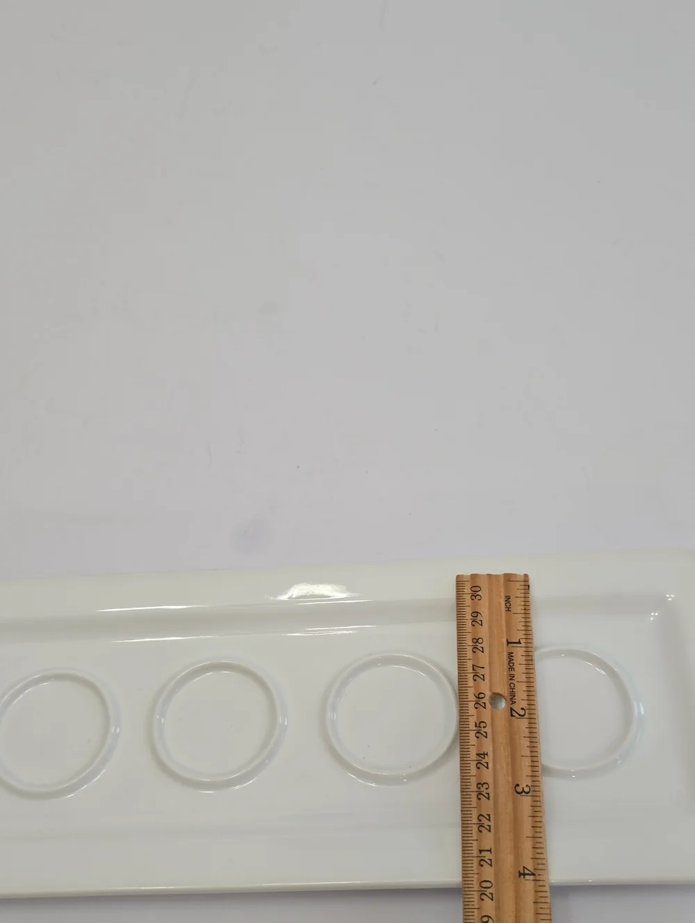 Pier 1 Imports Tasting Party Set Of 4 Tasting Cups And 1 Tray Porcelain White